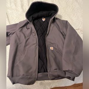 Carhartt Men's Loose Fit Firm Duck Insulated Flannel-Lined Active Jacket XXLtall